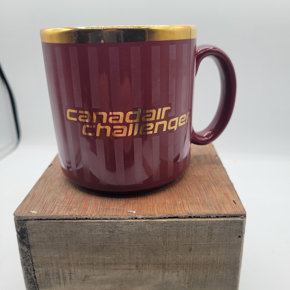 Canadair Challenger Bombardier Coffee Mug - Civil Military Aircraft